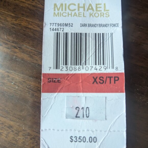 Michael Kors Burgundy Coat - BRAND NEW XS - Picture 6 of 10